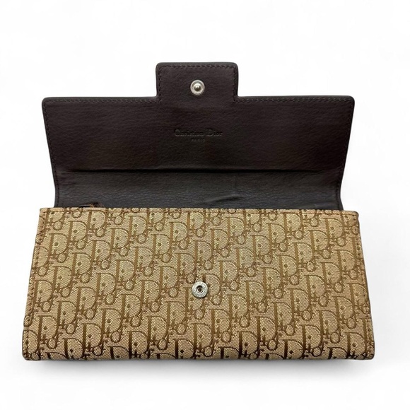 Dior Tan and Brown Monogram Clutch - Picture 3 of 8